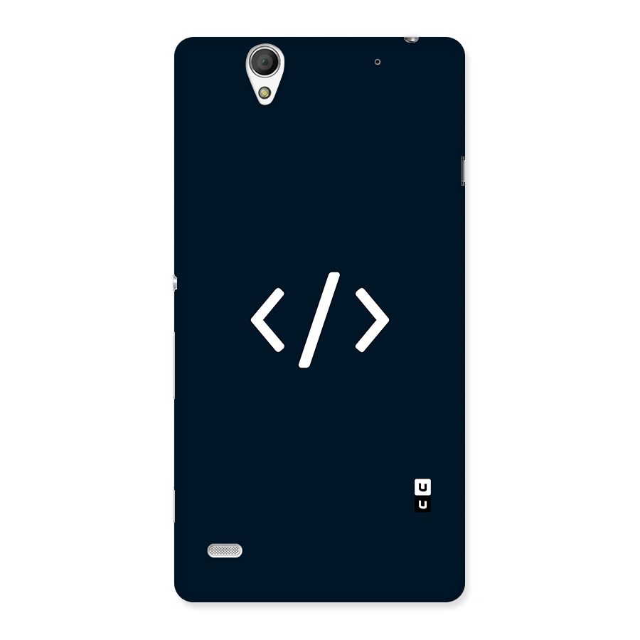 Programmers Style Symbol Back Case for Sony Xperia C4