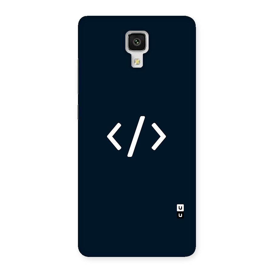 Programmers Style Symbol Back Case for Xiaomi Mi 4