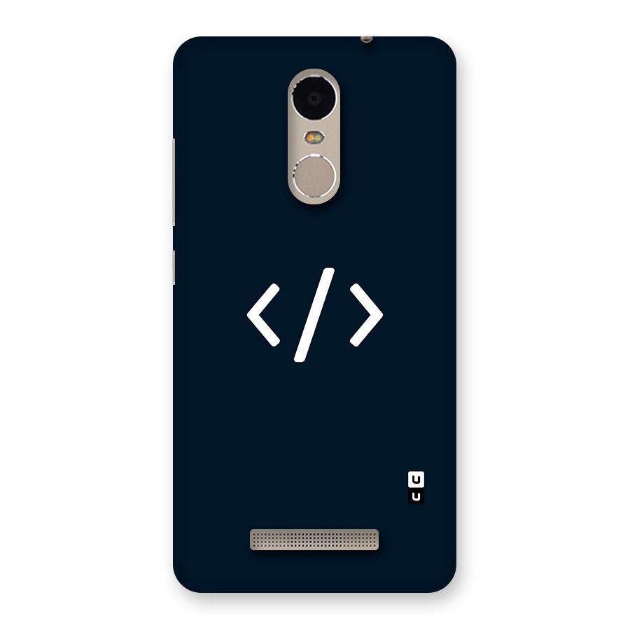 Programmers Style Symbol Back Case for Xiaomi Redmi Note 3