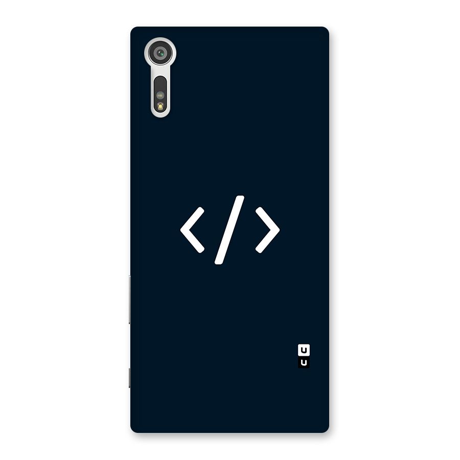Programmers Style Symbol Back Case for Xperia XZ