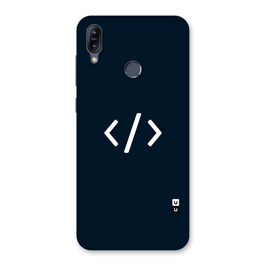 Programmers Style Symbol Back Case for Zenfone Max M2