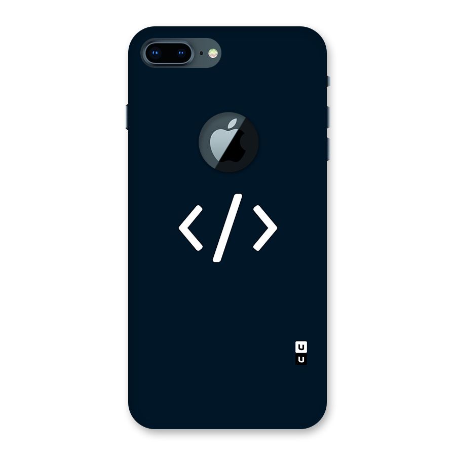 Programmers Style Symbol Back Case for iPhone 7 Plus Logo Cut