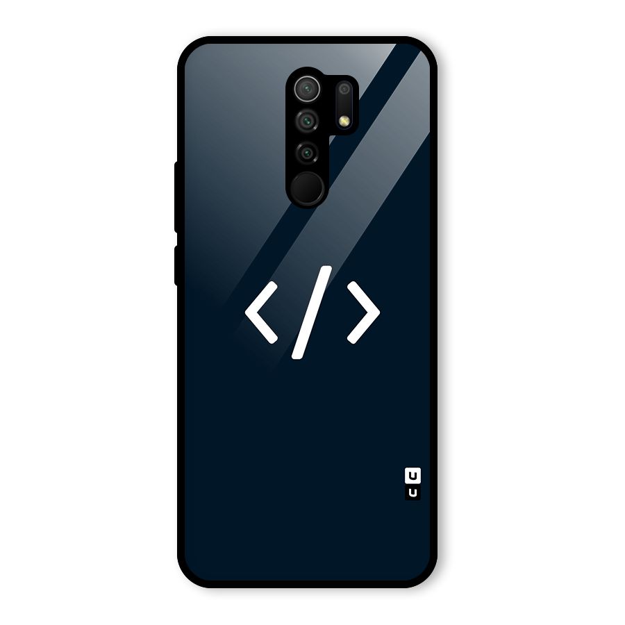 Programmers Style Symbol Glass Back Case for Poco M2