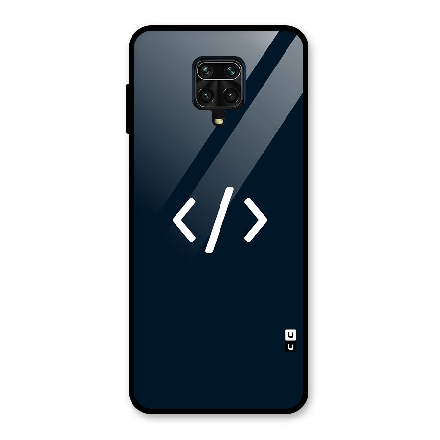 Programmers Style Symbol Glass Back Case for Poco M2 Pro
