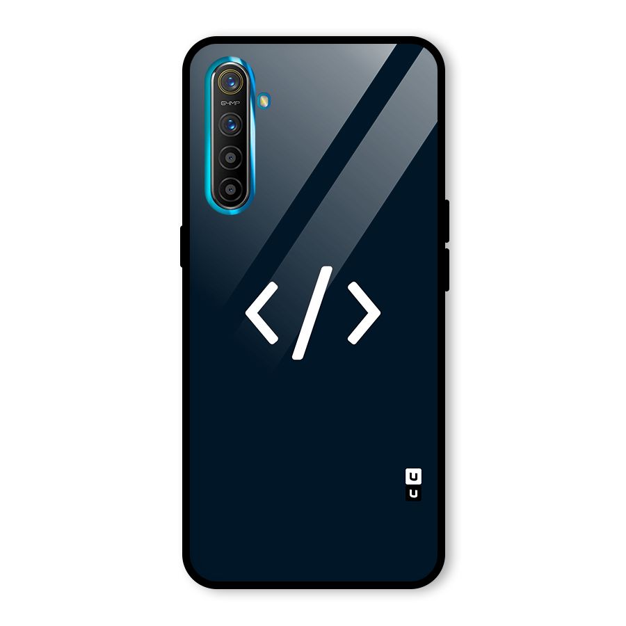 Programmers Style Symbol Glass Back Case for Realme X2