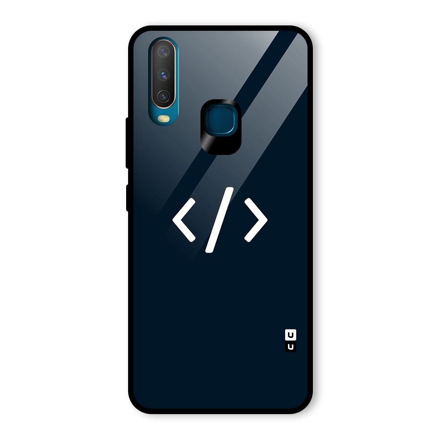 Programmers Style Symbol Glass Back Case for Vivo U10