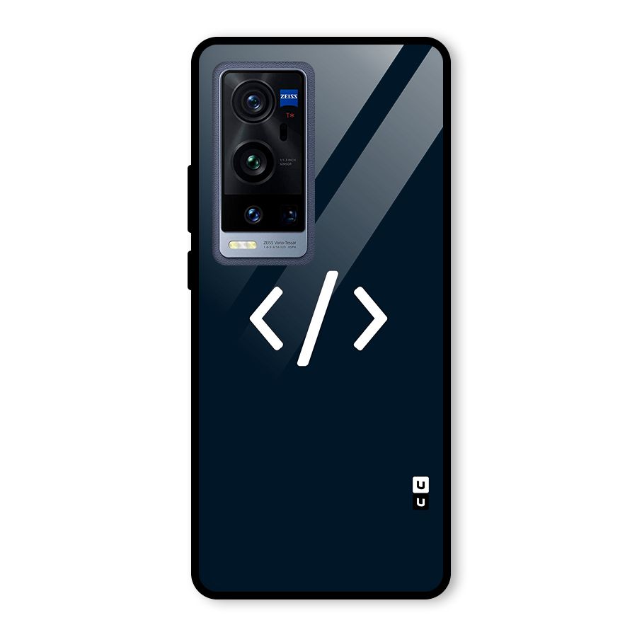 Programmers Style Symbol Glass Back Case for Vivo X60 Pro Plus