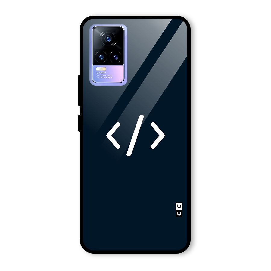 Programmers Style Symbol Glass Back Case for Vivo Y73