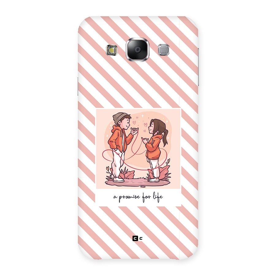 Promise For Life Back Case for Galaxy E5