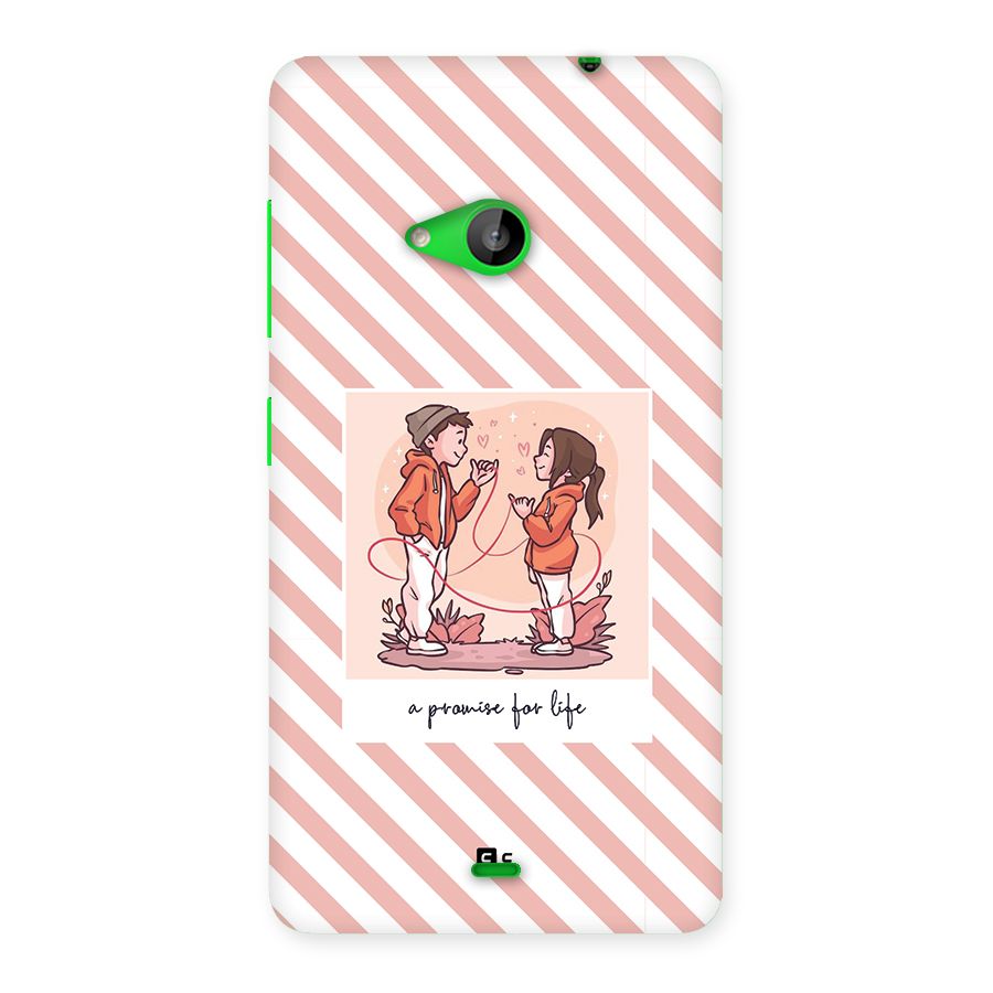 Promise For Life Back Case for Lumia 535