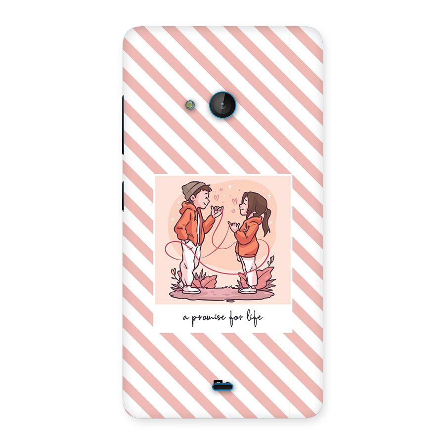 Promise For Life Back Case for Lumia 540