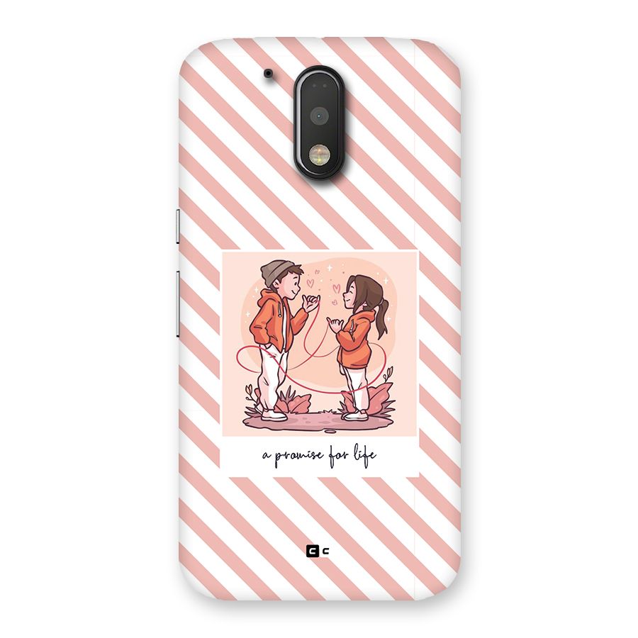 Promise For Life Back Case for Moto G4 Plus