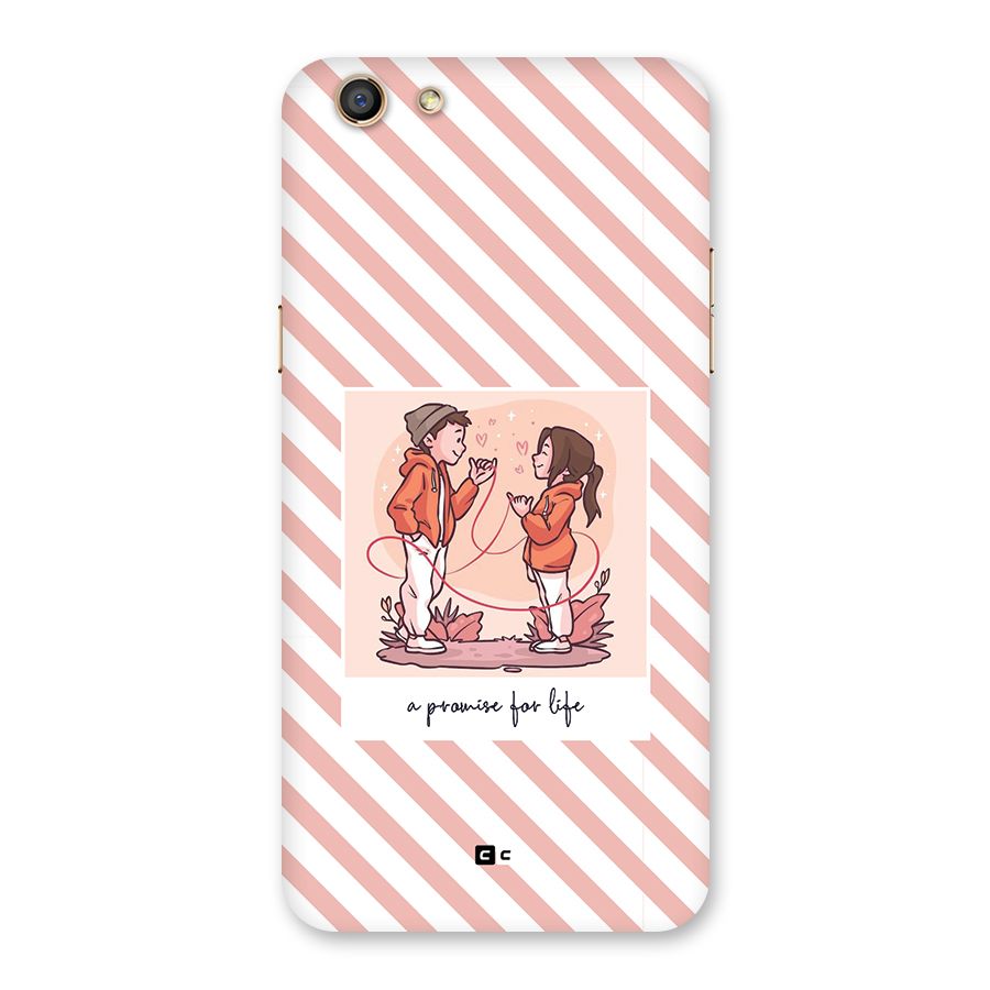 Promise For Life Back Case for Oppo F3