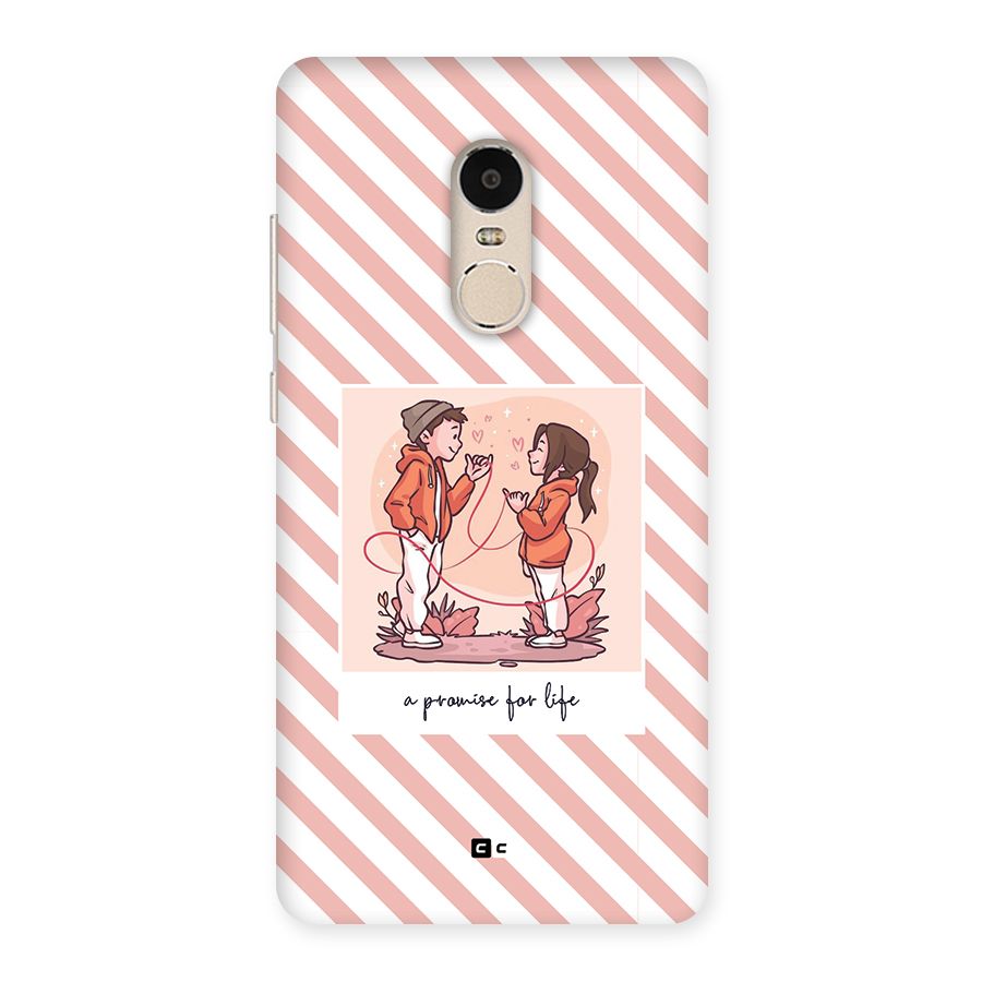 Promise For Life Back Case for Redmi Note 4