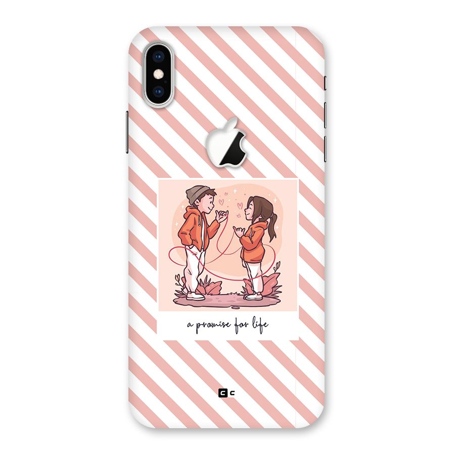 Promise For Life Back Case for iPhone XS Max Apple Cut