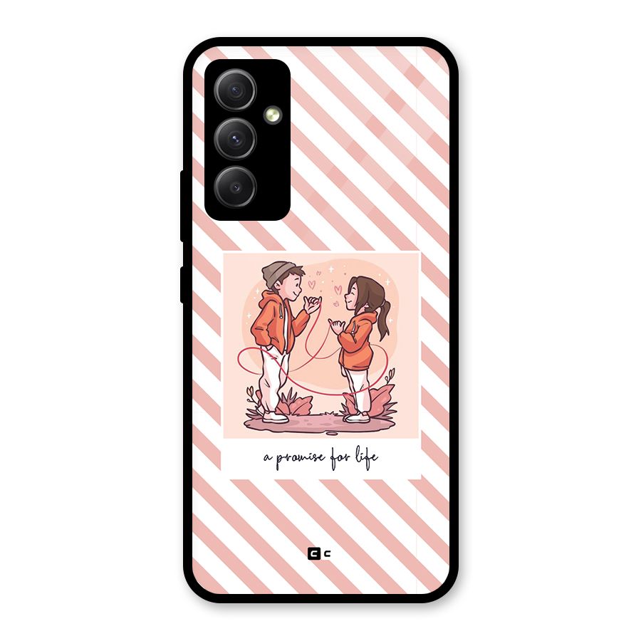 Promise For Life Glass Back Case for Galaxy A34