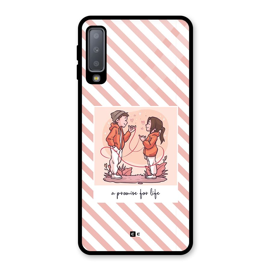 Promise For Life Glass Back Case for Galaxy A7 (2018)