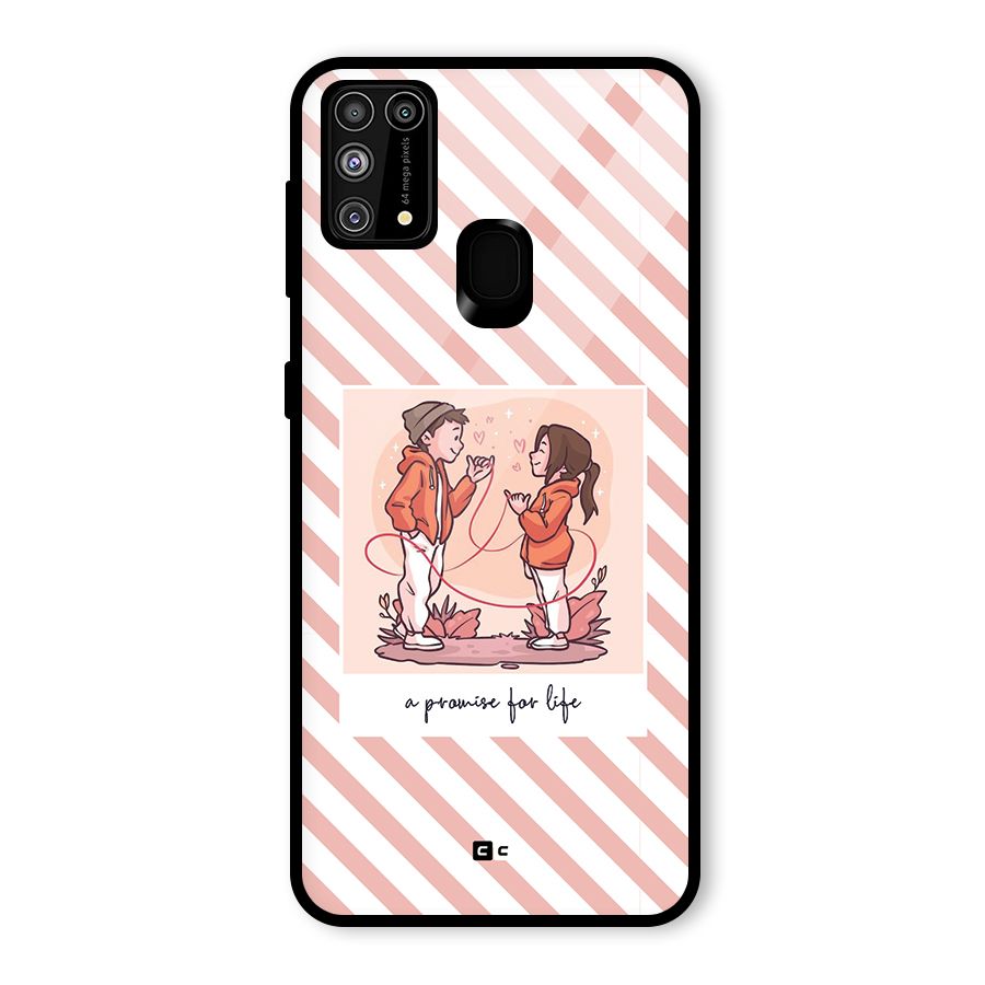 Promise For Life Glass Back Case for Galaxy F41