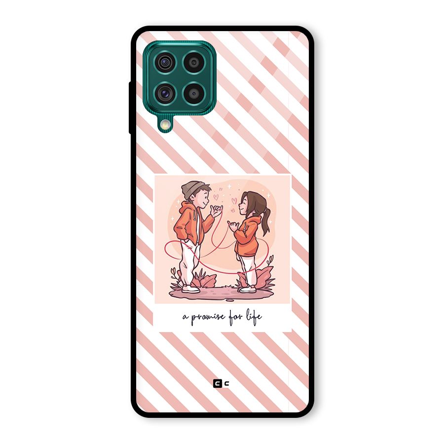 Promise For Life Glass Back Case for Galaxy F62
