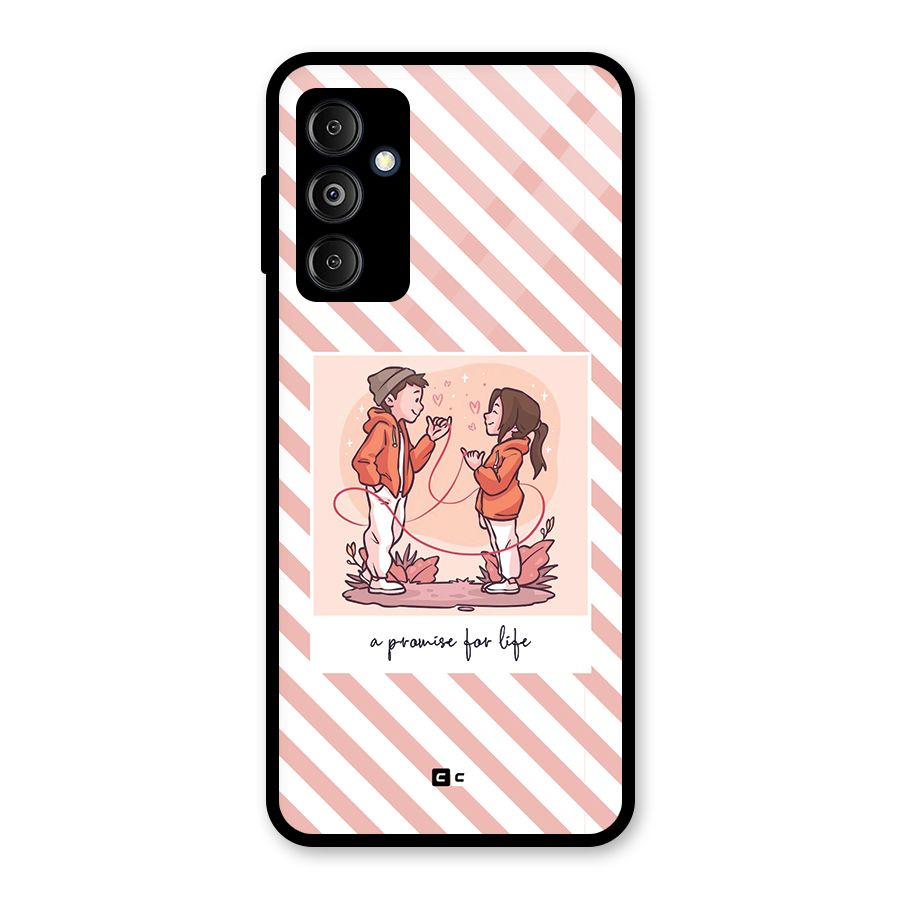 Promise For Life Glass Back Case for Galaxy M14 5G