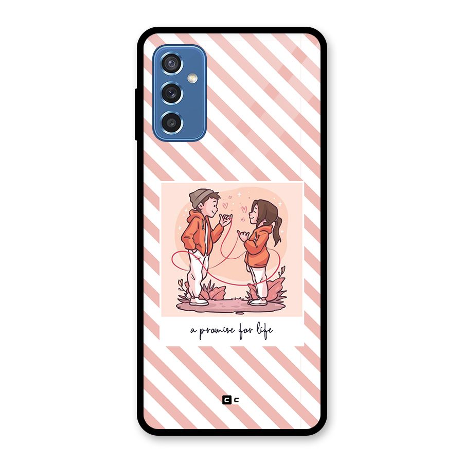 Promise For Life Glass Back Case for Galaxy M52 5G