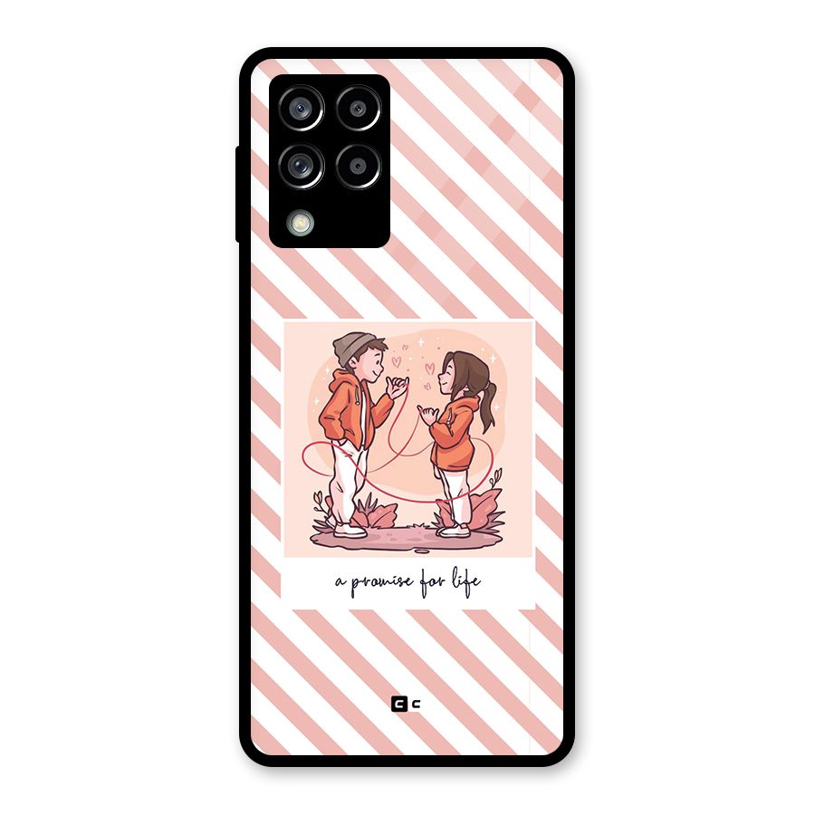 Promise For Life Glass Back Case for Galaxy M53 5G
