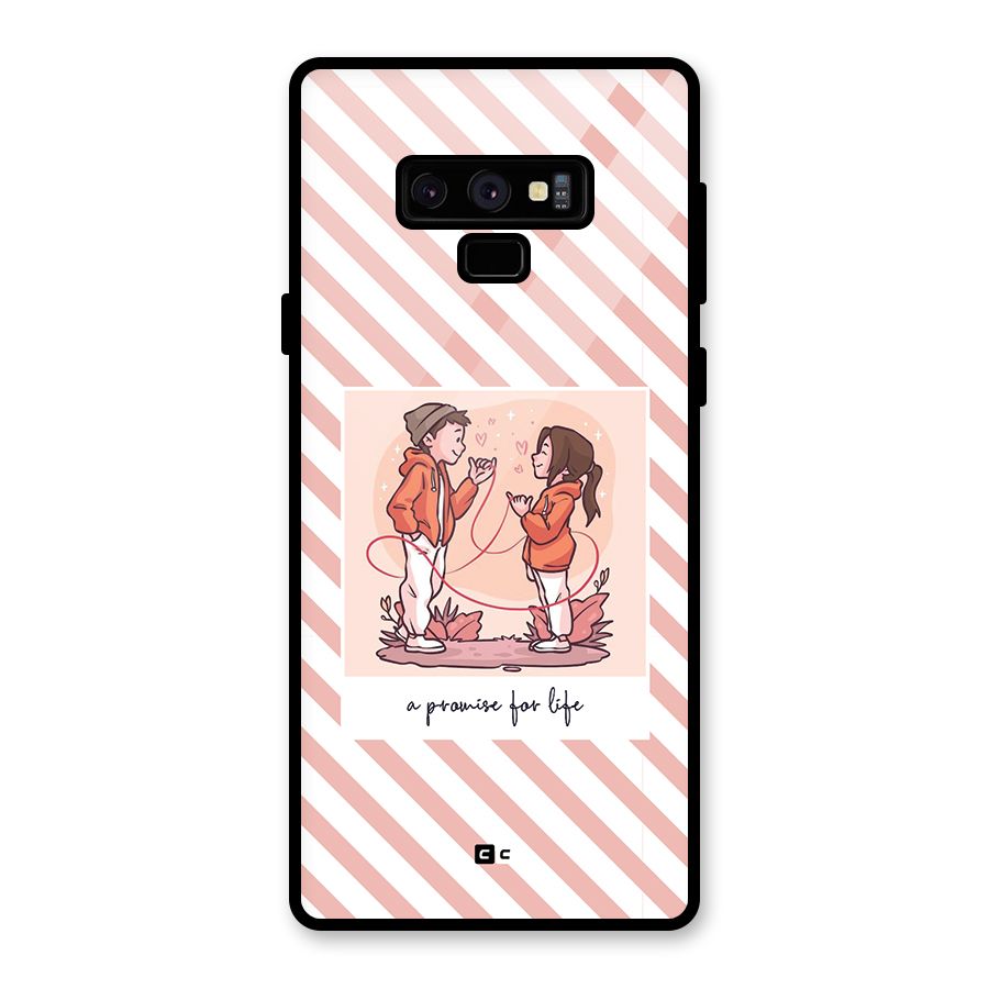 Promise For Life Glass Back Case for Galaxy Note 9
