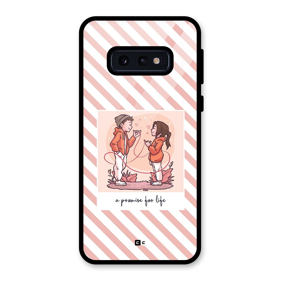 Promise For Life Glass Back Case for Galaxy S10e
