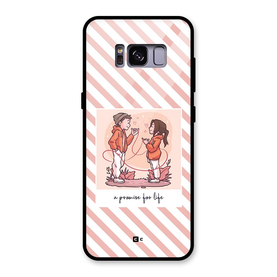 Promise For Life Glass Back Case for Galaxy S8