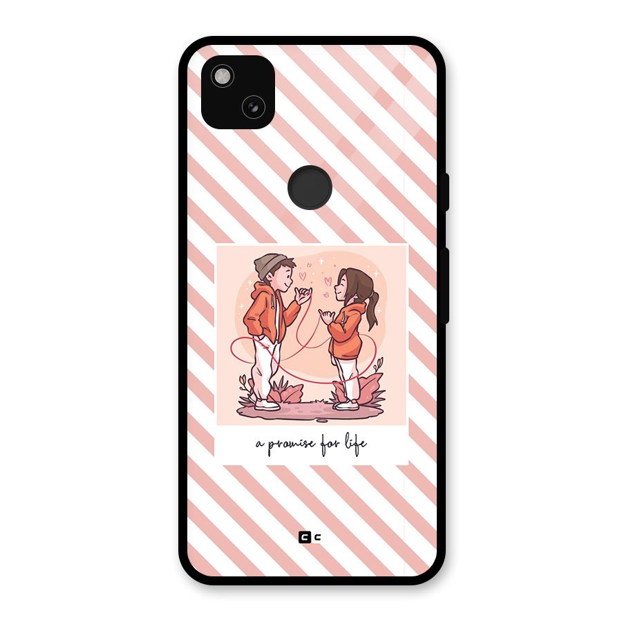 Promise For Life Glass Back Case for Google Pixel 4a