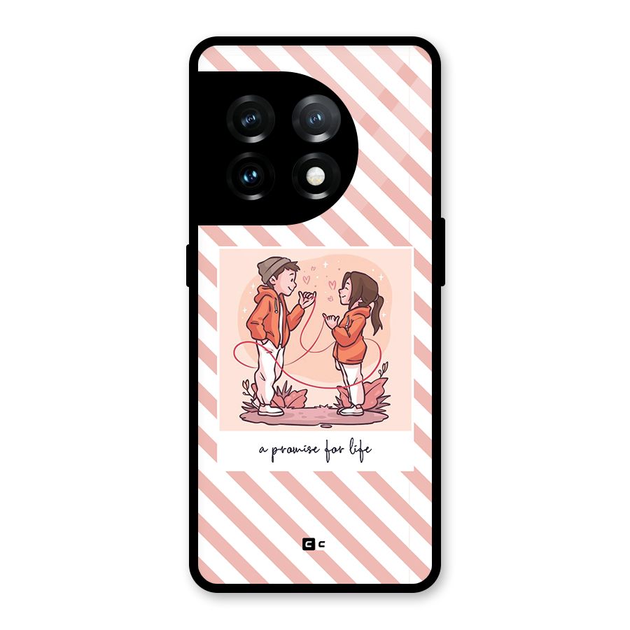 Promise For Life Glass Back Case for OnePlus 11