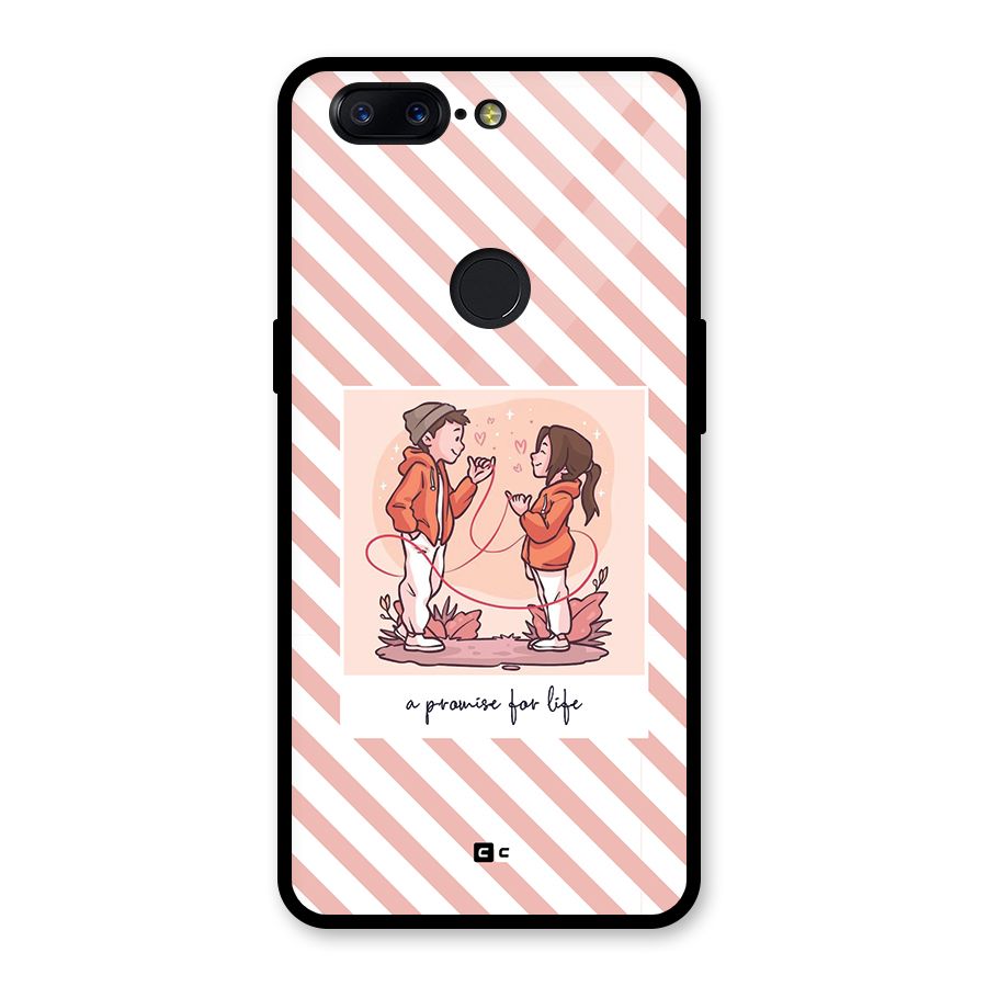 Promise For Life Glass Back Case for OnePlus 5T
