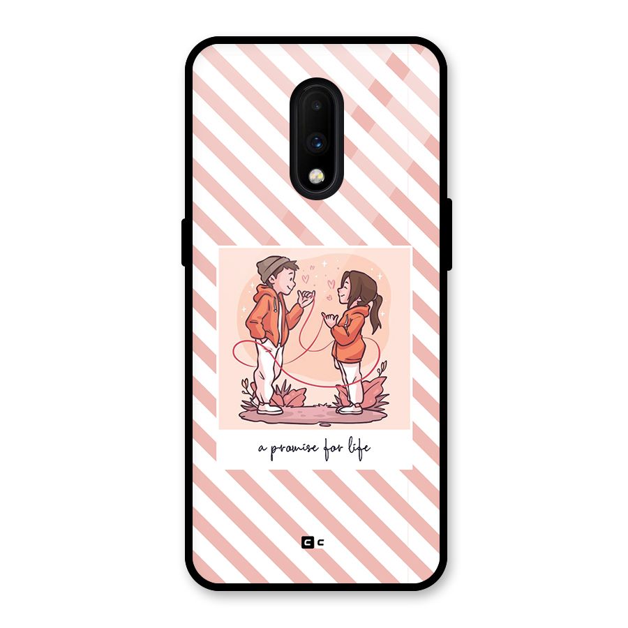 Promise For Life Glass Back Case for OnePlus 7