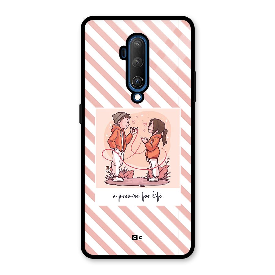 Promise For Life Glass Back Case for OnePlus 7T Pro