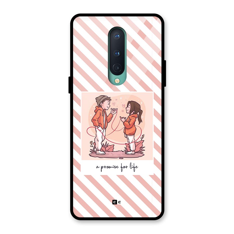 Promise For Life Glass Back Case for OnePlus 8