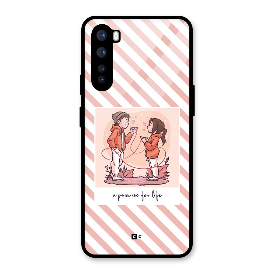 Promise For Life Glass Back Case for OnePlus Nord