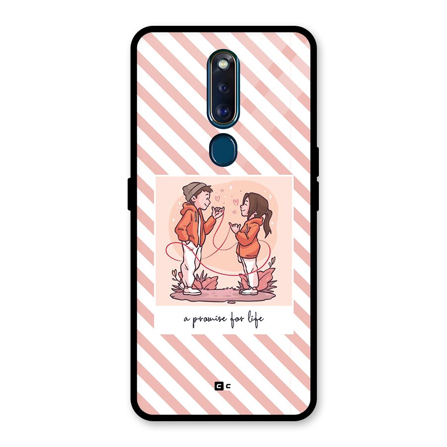 Promise For Life Glass Back Case for Oppo F11 Pro