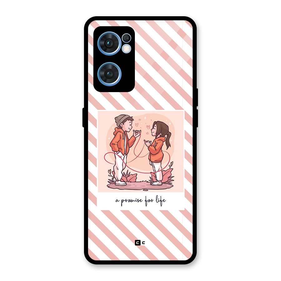 Promise For Life Glass Back Case for Oppo Reno7 5G