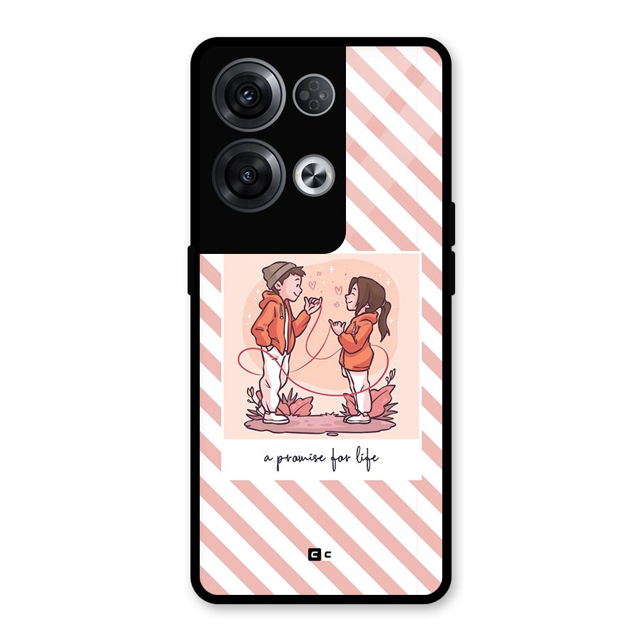 Promise For Life Glass Back Case for Oppo Reno8 Pro 5G