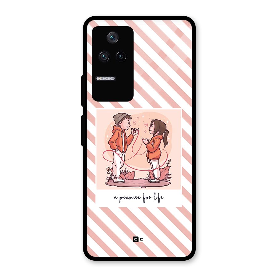 Promise For Life Glass Back Case for Poco F4 5G