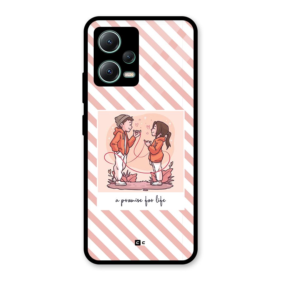 Promise For Life Glass Back Case for Poco X5