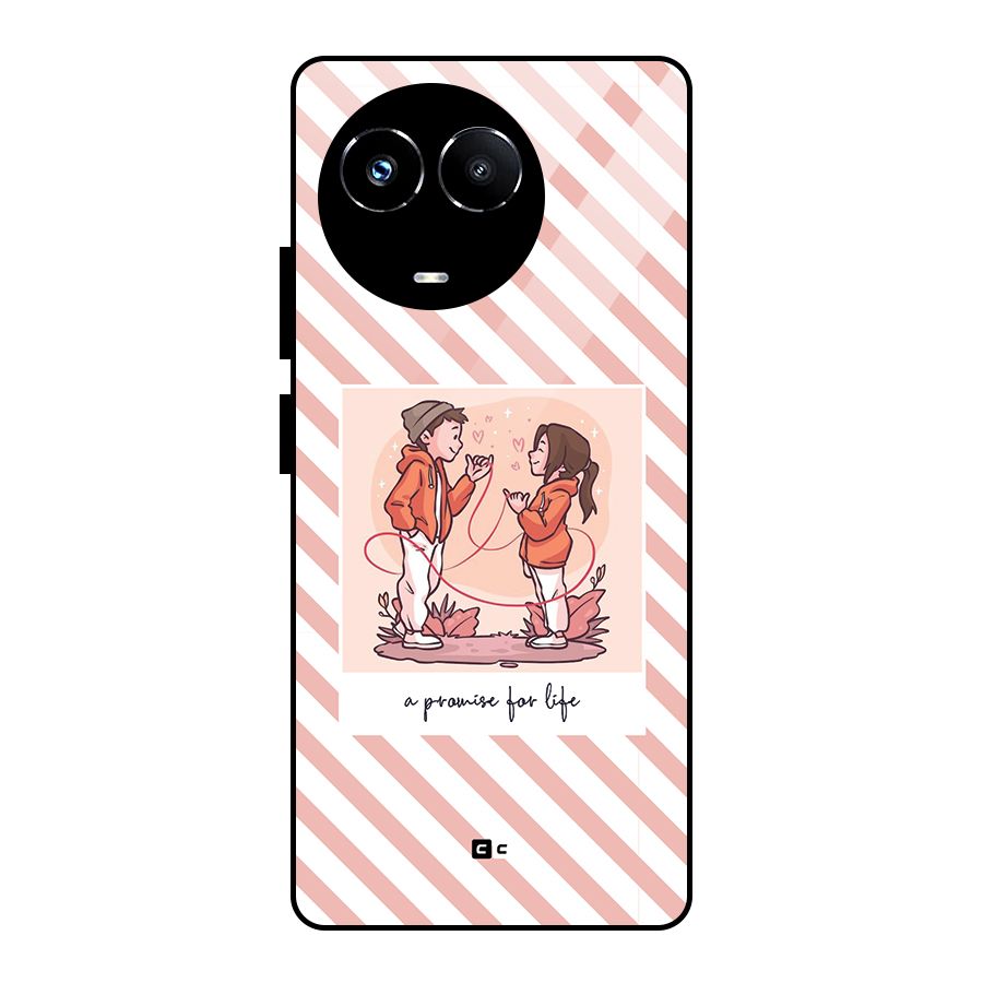 Promise For Life Glass Back Case for Realme 11X