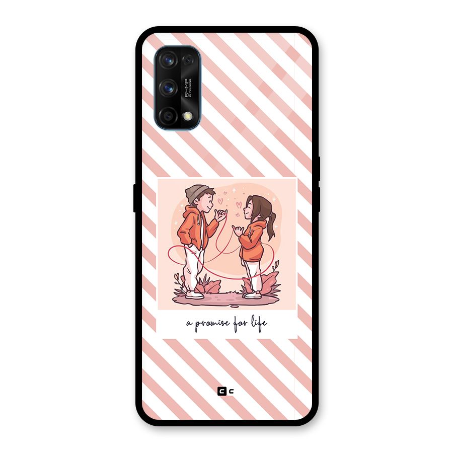 Promise For Life Glass Back Case for Realme 7 Pro