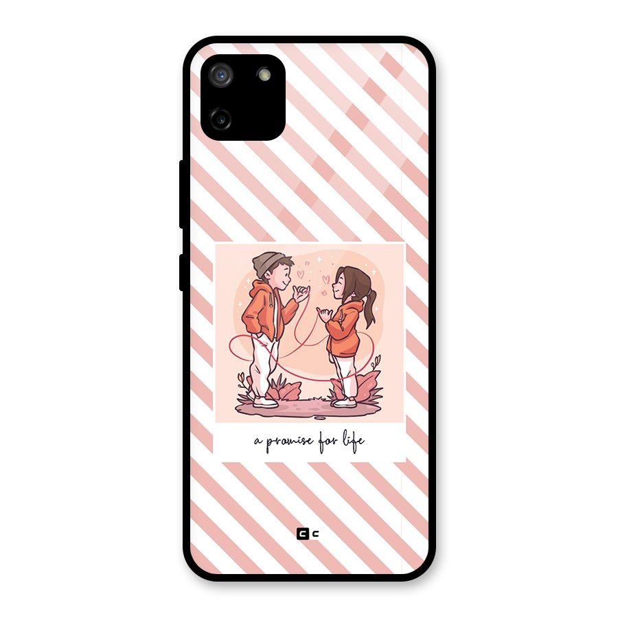 Promise For Life Glass Back Case for Realme C11