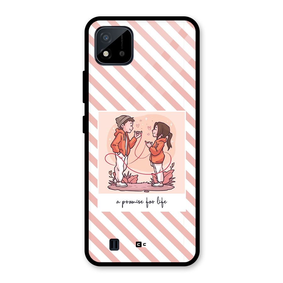 Promise For Life Glass Back Case for Realme C11 2021