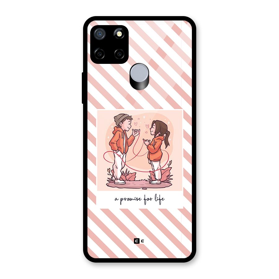 Promise For Life Glass Back Case for Realme C12