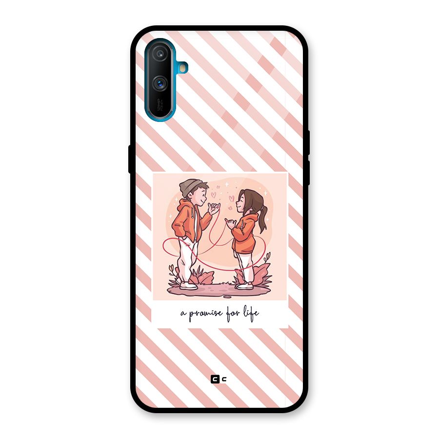 Promise For Life Glass Back Case for Realme C3