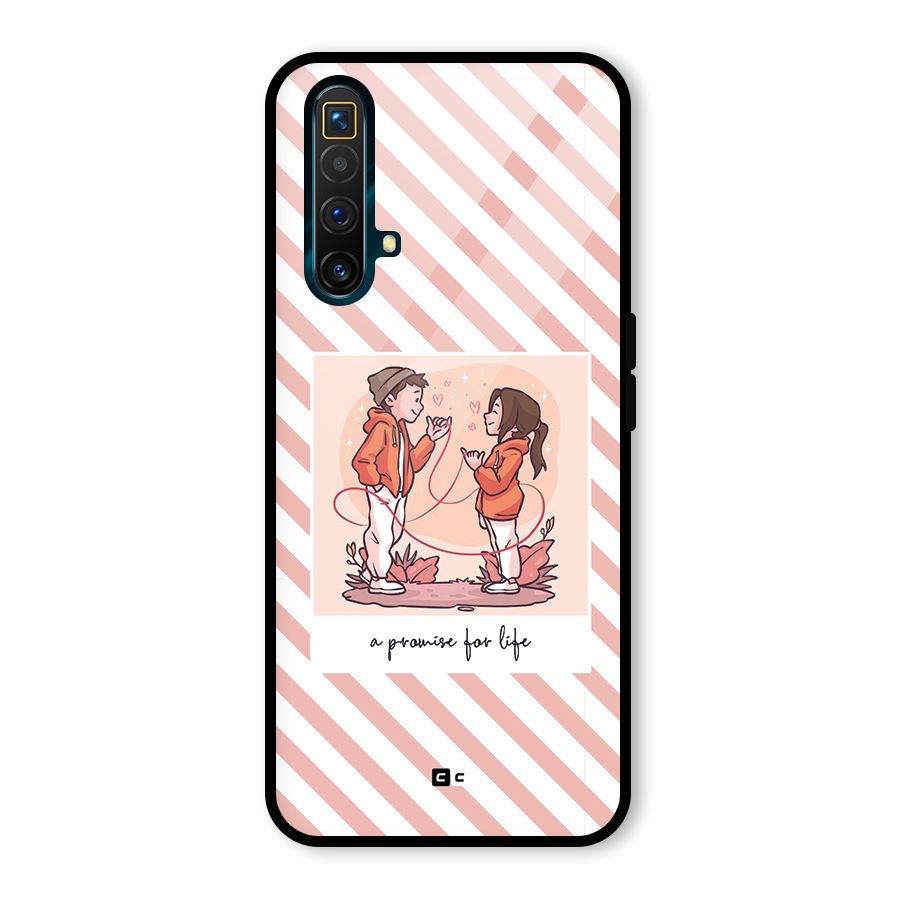 Promise For Life Glass Back Case for Realme X3