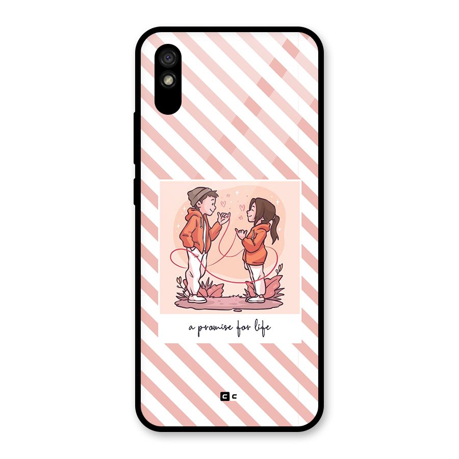 Promise For Life Glass Back Case for Redmi 9A