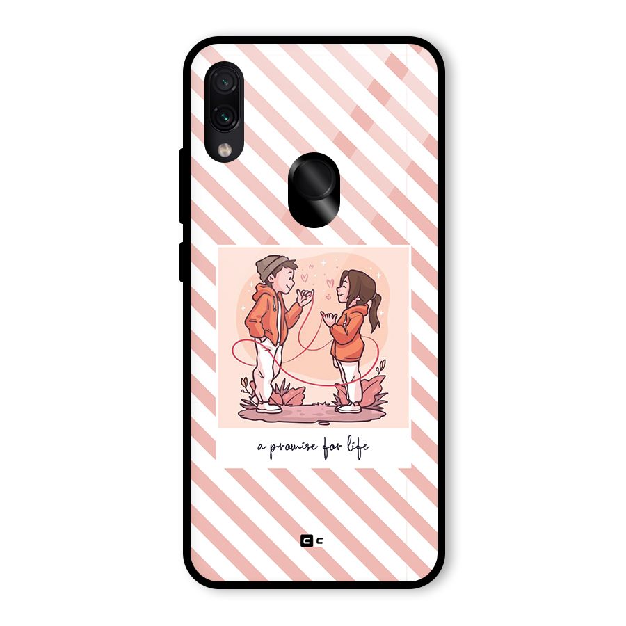 Promise For Life Glass Back Case for Redmi Note 7S